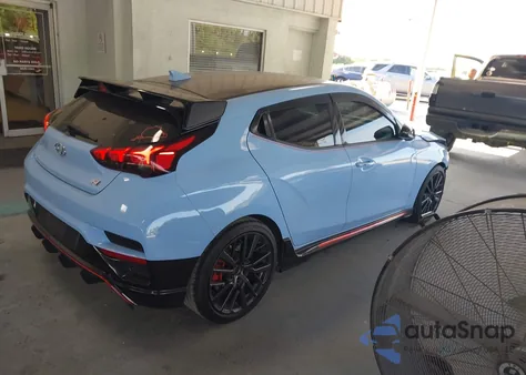 2020 Hyundai Veloster N from USA, damaged, VIN KMHT36AH1LU004224